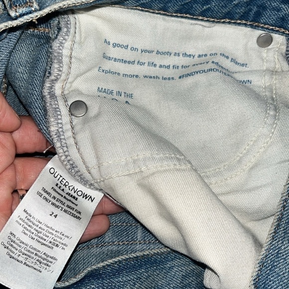 OUTERKNOWN S.E.A. The Fillmore Boyfriend Crop Jean 24 - Picture 7 of 7